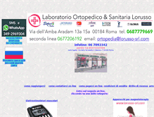 Tablet Screenshot of lorusso-srl.com